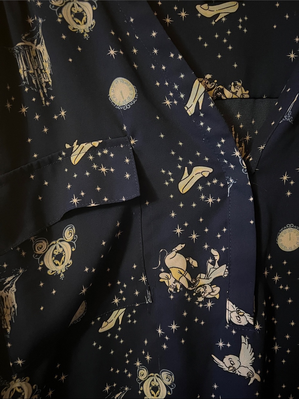 TORID Disney Princess Cinderella blouse half-sleeve lightweight - Picture 6 of 6